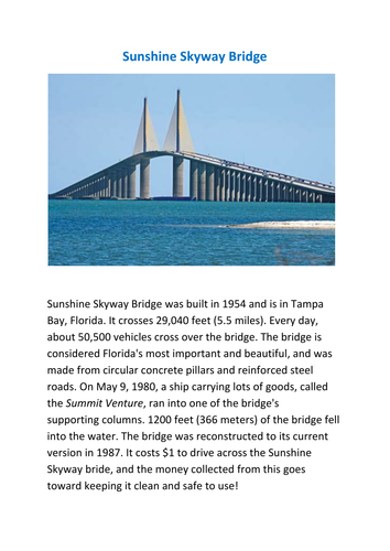 Sunshine Skyway Bridge, Height, History & Facts - Lesson