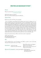 Imaginary story writing in english image