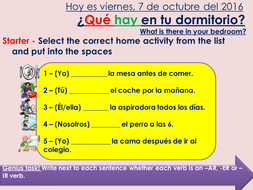 KS3/4 Spanish - Qué hay en tu dormitorio / What's in your bedroom