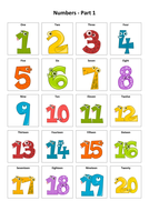 Numbers: Chinese Mandarin Vocabulary Card Sort | Teaching Resources