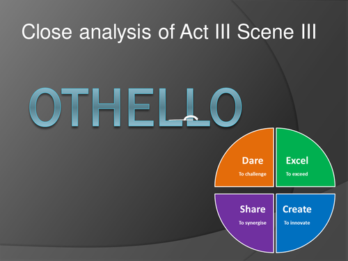 Othello for AQA NEW ENGLISH LITERATURE AS or A LEVEL