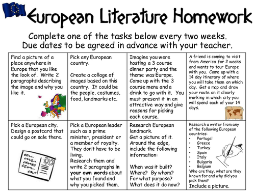 European Literature KS3 unit scheme of work AQA Anne Frank Burns war peace