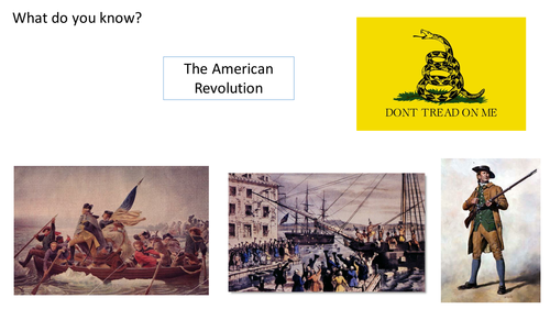 *Full Lesson* American Revolution: Introduction to the American Revolution (Edexcel A-Level)