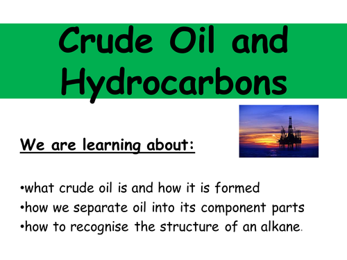 iGCSE Organic Chemistry Scheme of Work