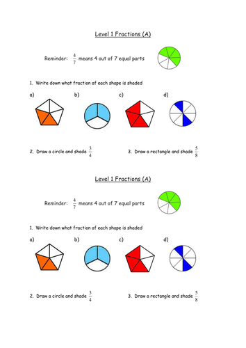 Fractions questions with answers | Teaching Resources