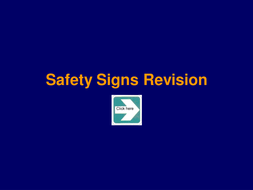 Health and Safety - Signs quiz - Revision Presentation | Teaching Resources
