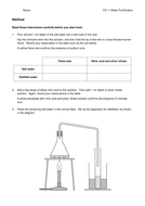 GCSE Chemistry Required practical 8 - Water Purification | Teaching ...