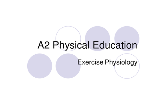 A Level PE - Energy, Work and Power & ATP