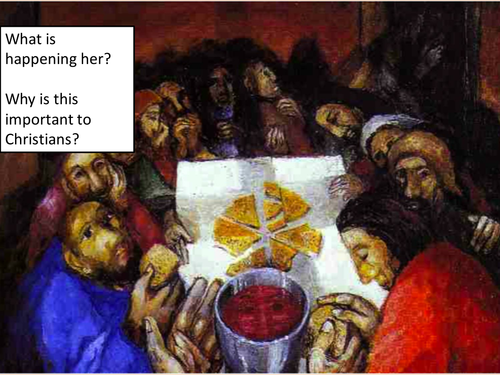 Last Supper and Last Days of Jesus Life Edexcel B 9-1