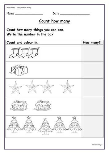 Christmas-Themed Counting 0 -10, Presentation, Displays/Flash cards ...