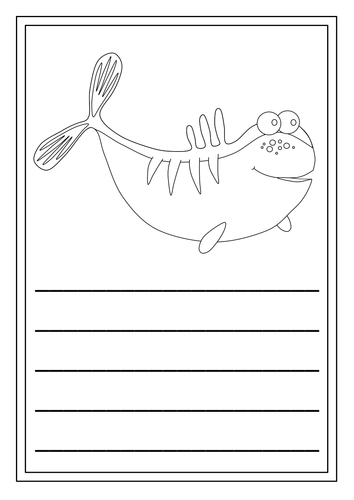 Fidgety Fish story resource pack- under the sea, seaside, sea life ...