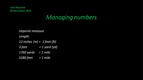 Managing-Numbers