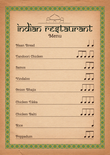 Spring 1 Year 5 music resource pack: Indian Restaurant (Unit 3)