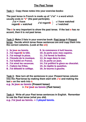 french-worksheet-to-practise-perfect-tense-teaching-resources
