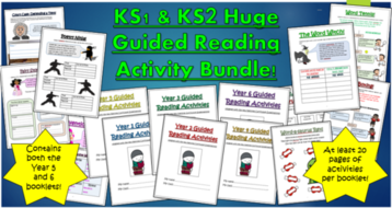 KS1 & KS2 Prehension Activities Huge Booklet Bundle