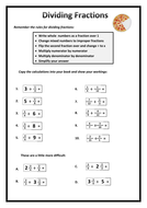 Fractions - Multiplying & Dividing Worksheets | Teaching Resources