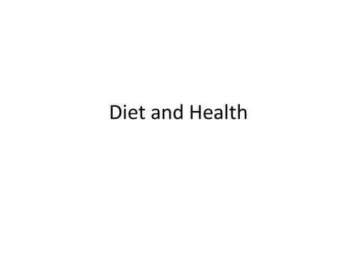 KS3 Diet and Health (15 lessons) | Teaching Resources