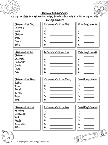 Christmas Grammar Worksheets | Teaching Resources