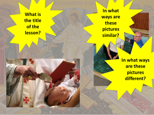 New AQA Religious Studies Sacraments Baptism