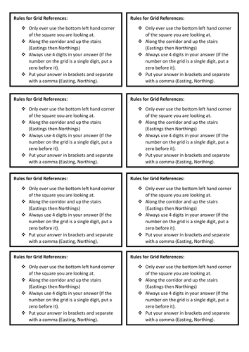 Map Skills - Grid References (4 Figure)