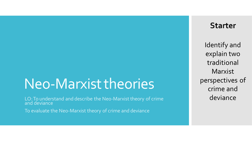 neo marxist theory education