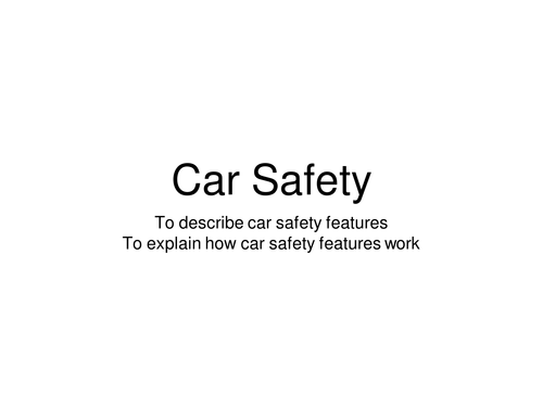 Car Safety