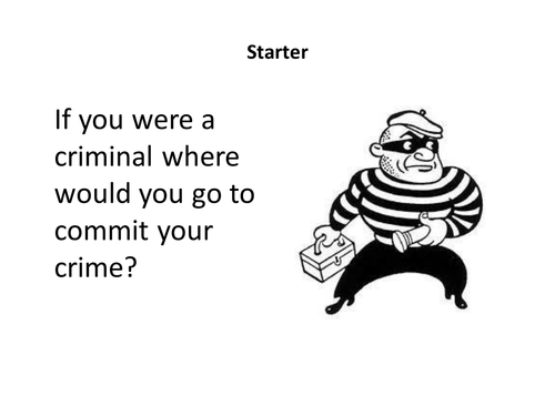 What sort of crime happens around your school?