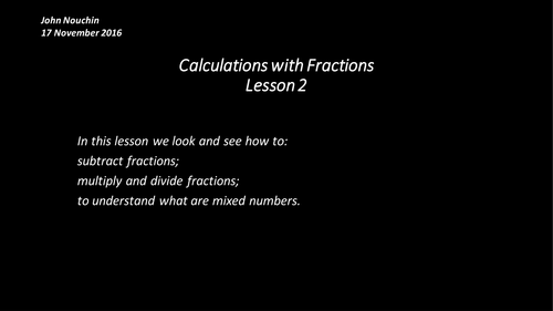 Calculations-With-Fractions-Lesson- 2