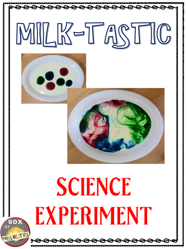 Milk Color Explosion Science Experiment Its Milk Tastic Teaching Resources 3360
