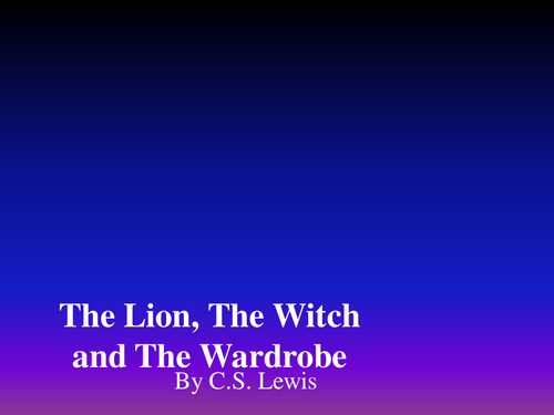 The Lion, The Witch and The Wardrobe | Teaching Resources
