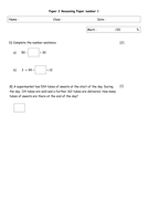 KS2 reasoning paper year 6 | Teaching Resources