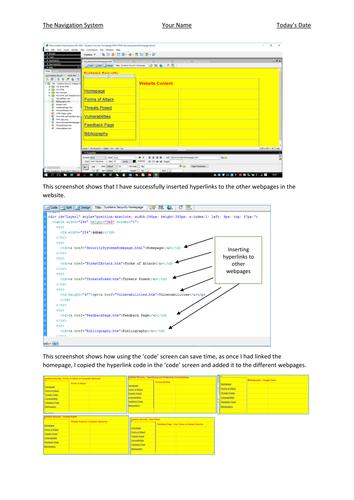 Dreamweaver & HTML - Lesson 3 The Navigation System