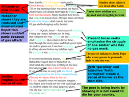 Y9 dulce et decorum est coursework 05 picture