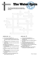 Crossword Puzzle: The Water Cycle | Teaching Resources