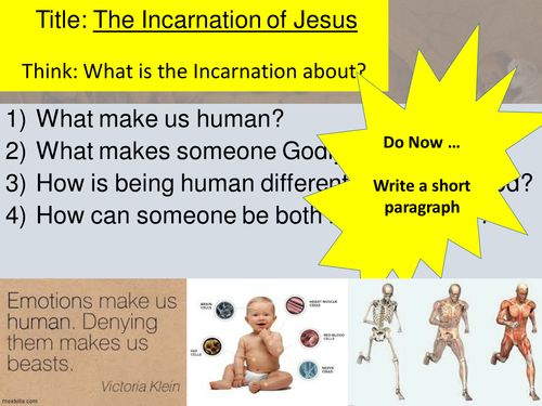 The Incarnation of Jesus, The Son of God