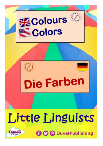 English > German: Numbers & Colours Vocabulary Books