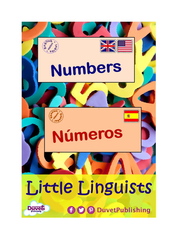 English > Spanish: Numbers & Colours Vocabulary Books