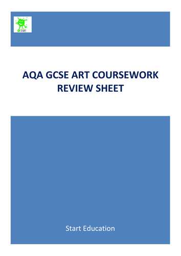 art-aqa-gcse-art-exam-and-coursework-review-sheets-for-students