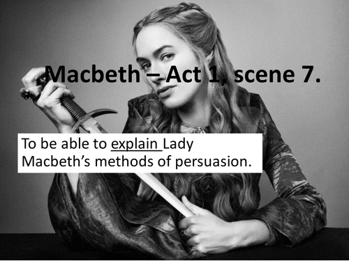 Macbeth Act 1 Scene 7 (Low Ability)