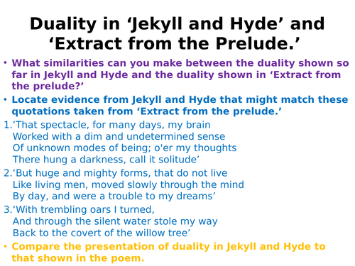 Jekyll and Hyde new specification 9-1 Chapter 2 Search for Mr Hyde with interleaved content