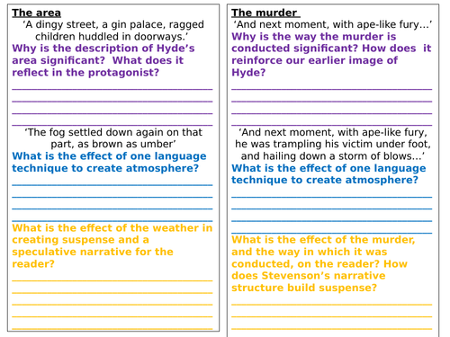 Jekyll and Hyde new specification Chapter 4 Carew murder case with interleaved content