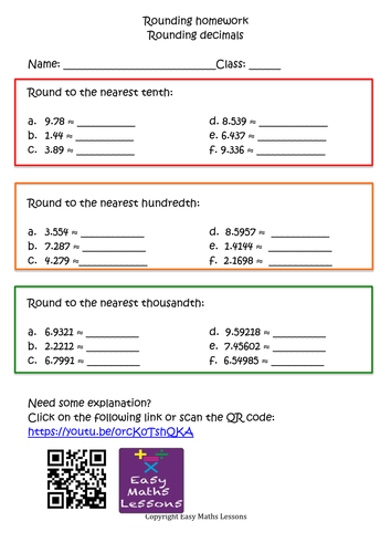 Rounding and estimation | Teaching Resources