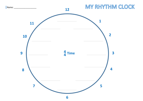 Rhythm Clocks | Teaching Resources