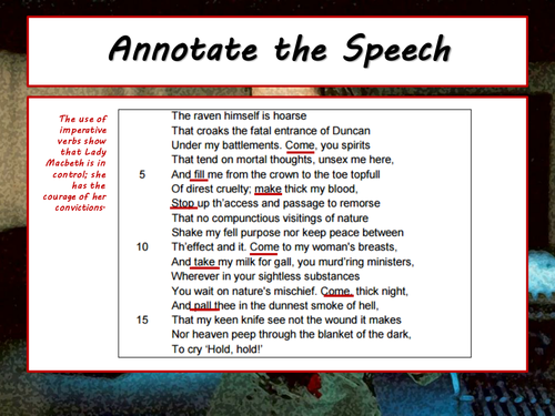 AQA English Literature Paper 1 Macbeth Revision How To Respond To 