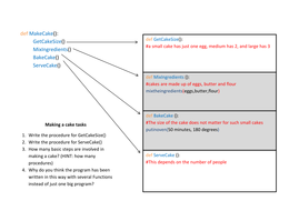 Procedures and functions practical for GCSE Computer Science using ...