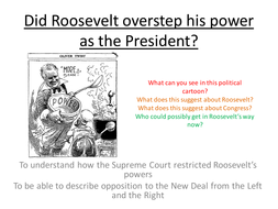 roosevelt supreme overstep challenges deal court president did power his