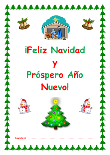 ks3 spanish christmas activity booklet teaching resources