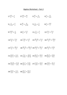 Solving Equations, Including Algebraic Fractions ...