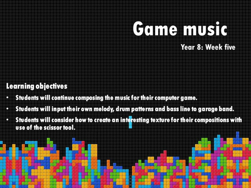 video game music assignment