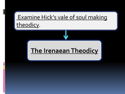 irenaean theodicy vs augustinian theodicy